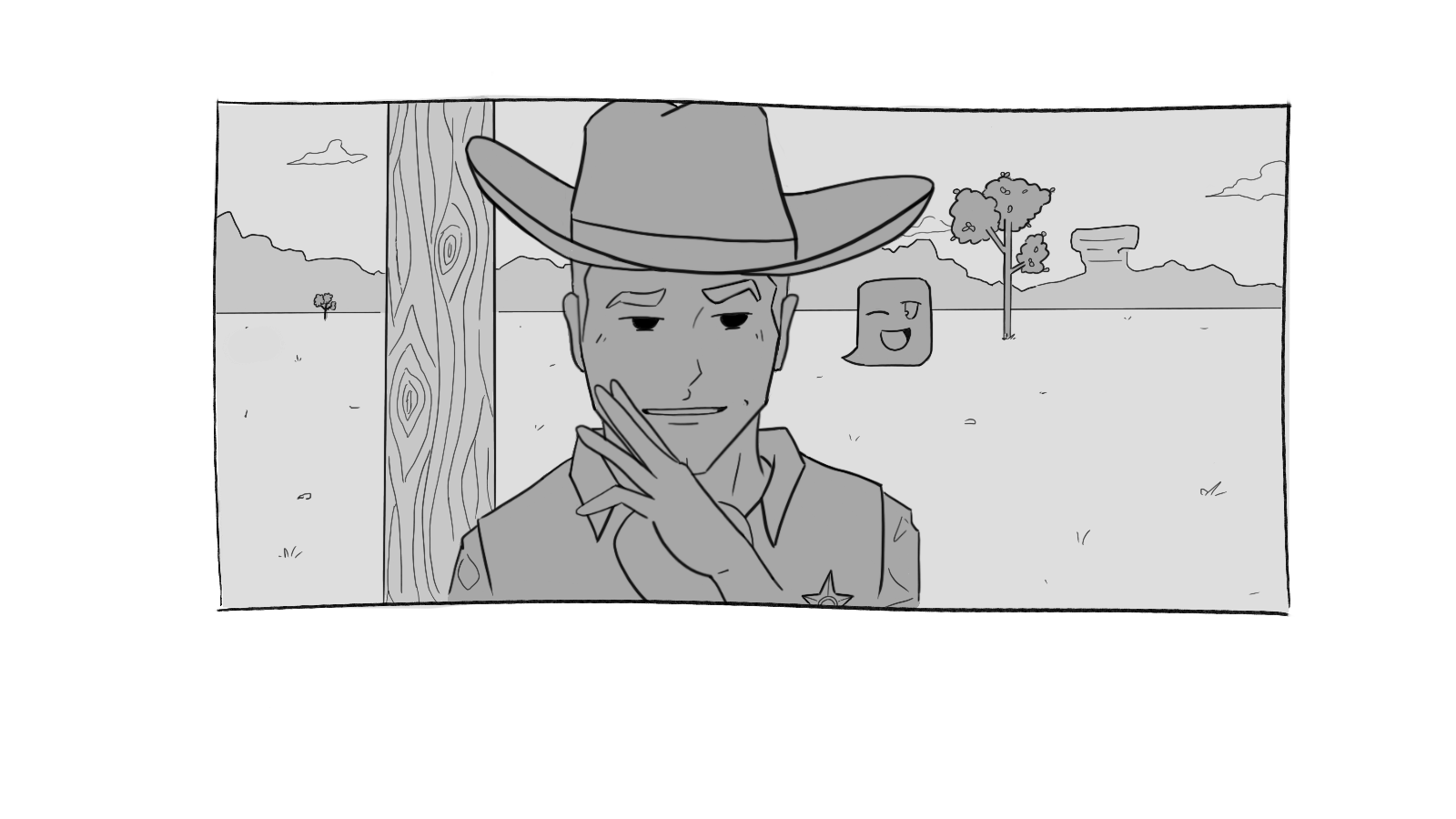 close up storbeat of cowboy talking